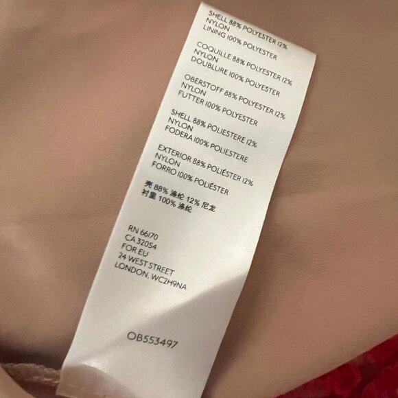 Free People Night Shimmer Mini Red Sequin Dress Women's Size 6 - Picture 7 of 9